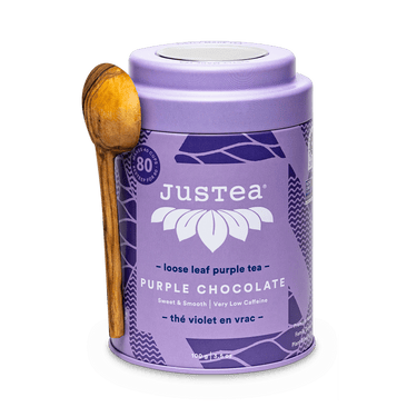 JusTea: Purple Chocolate - Dose & Löffel - Lila Tee